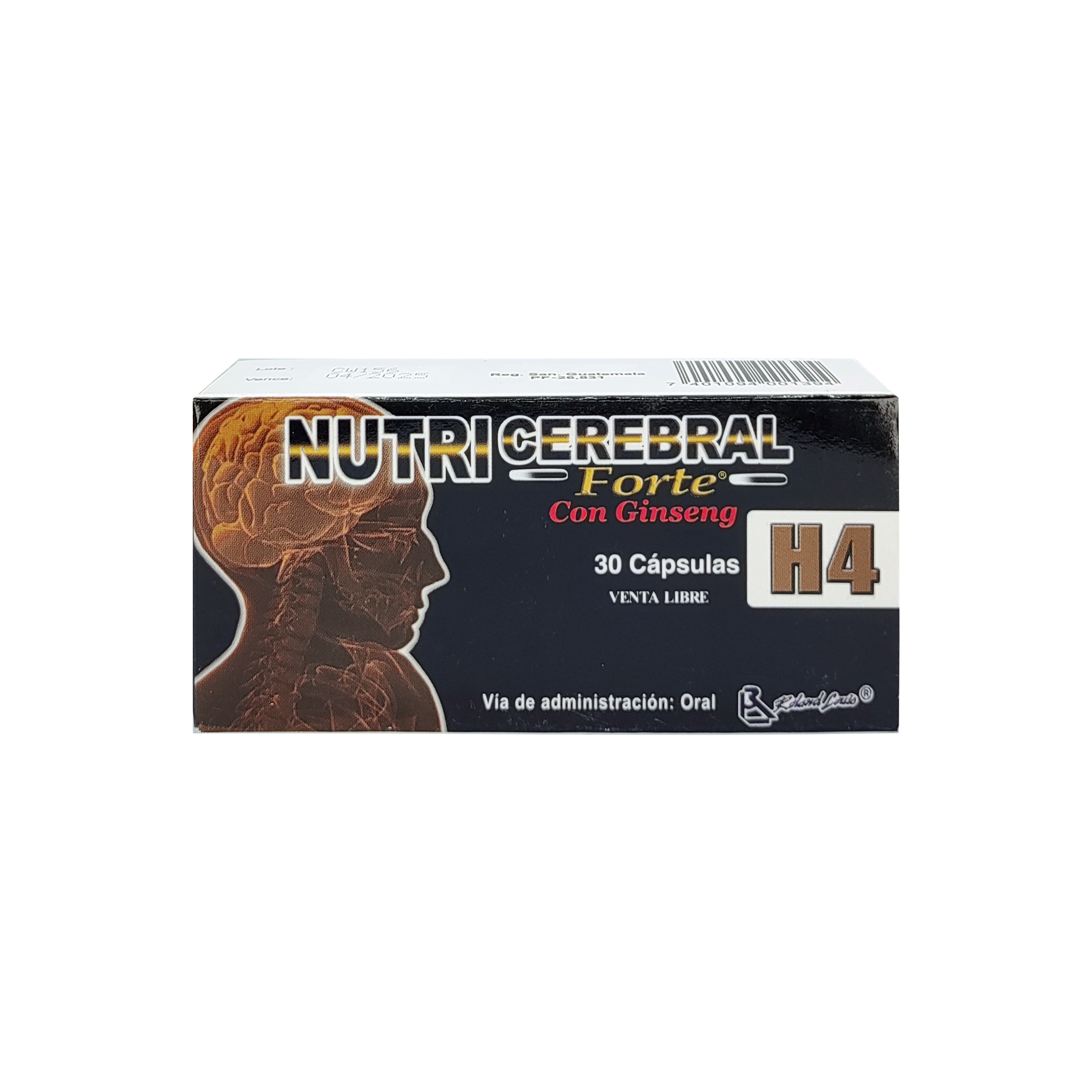 1044_Nutricerebral forte H4, 30 capsulas