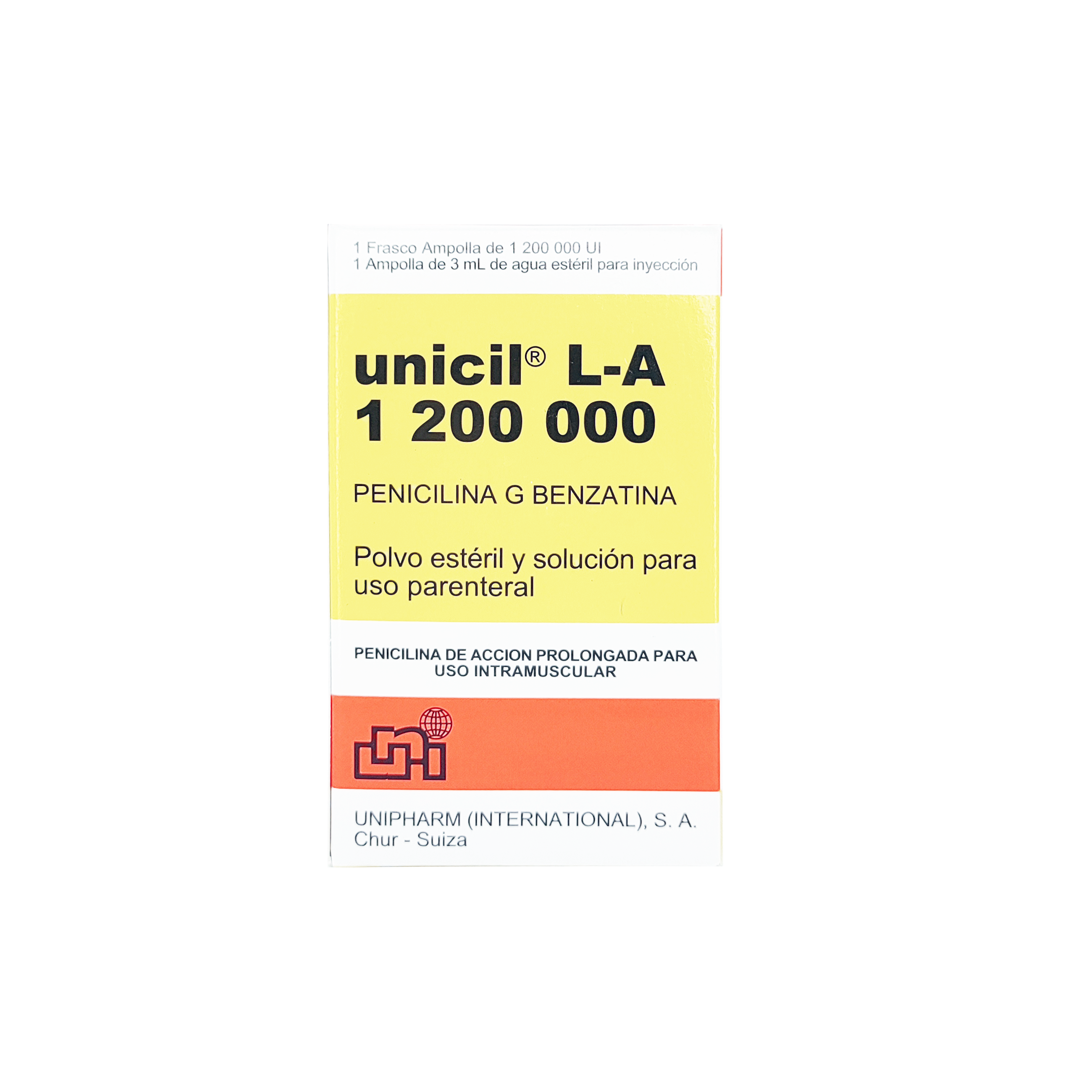 1103_Unicil L-A 1,200,000 UI, 1 vial inyectable