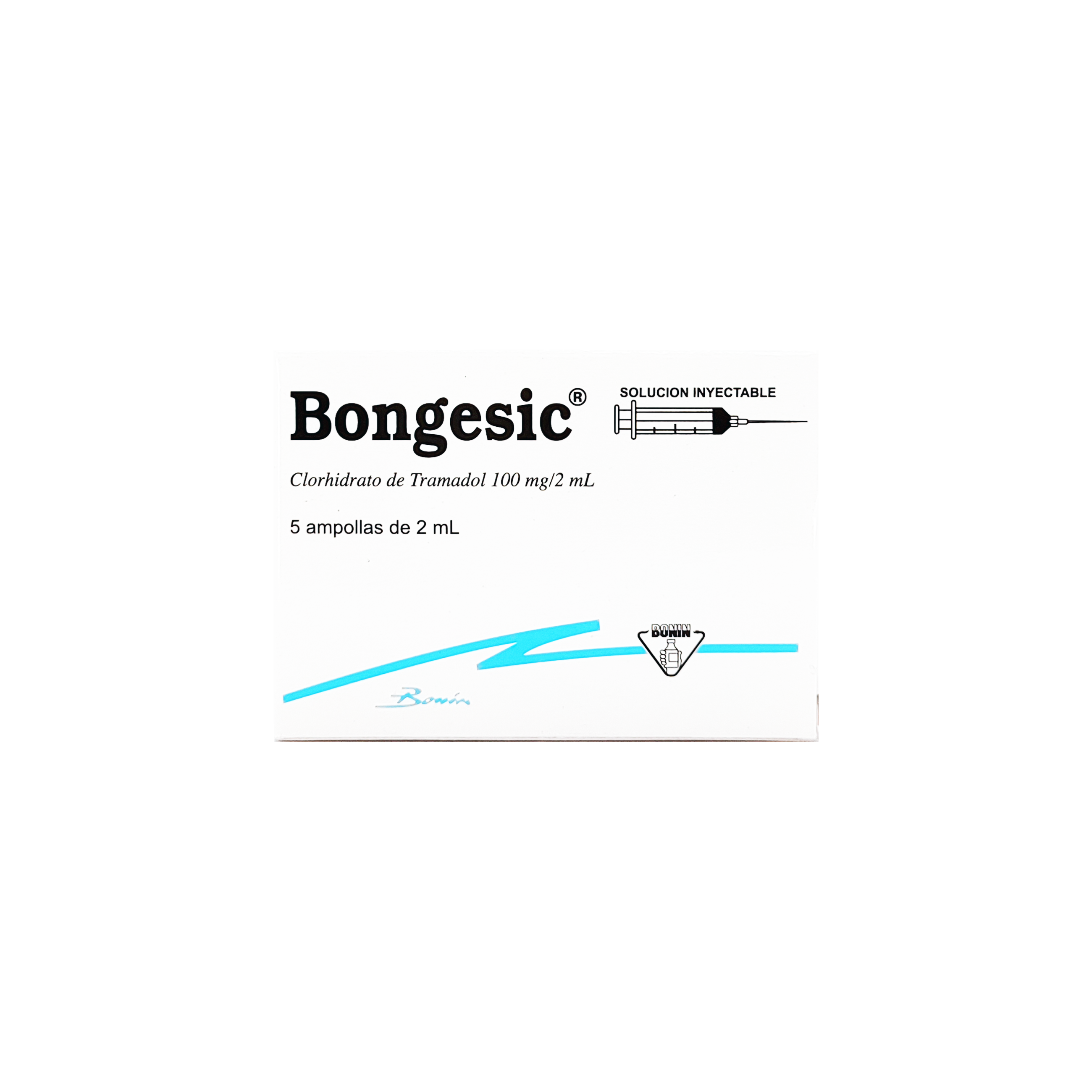 1152_Bongesic 100mg_2ml Solucion Inyectable, 1 de 5 ampollas