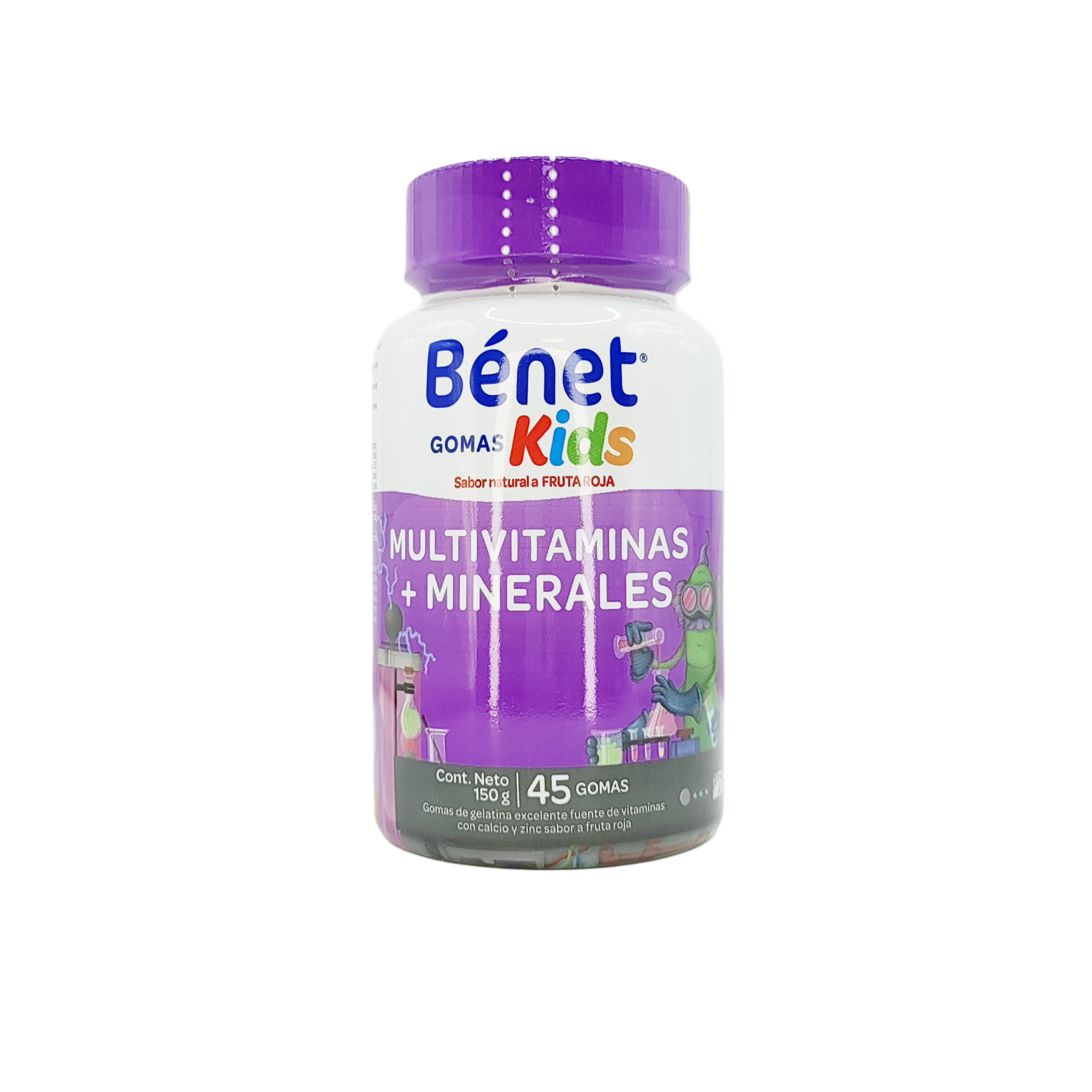1260_Benet Kids Multivitaminas, frasco 45 gomitas
