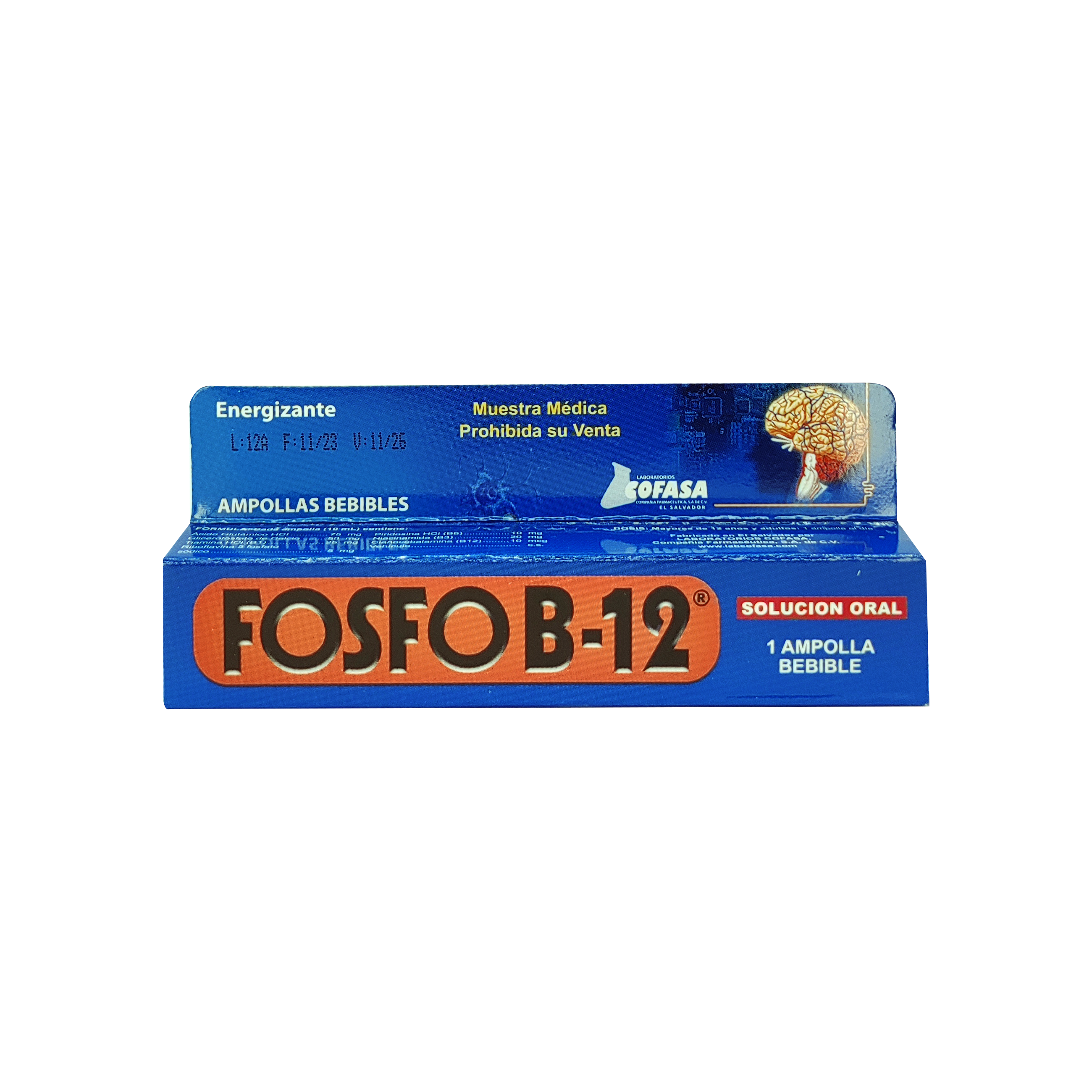 1454_Fosfo B-12, 15 ampollas bebibles