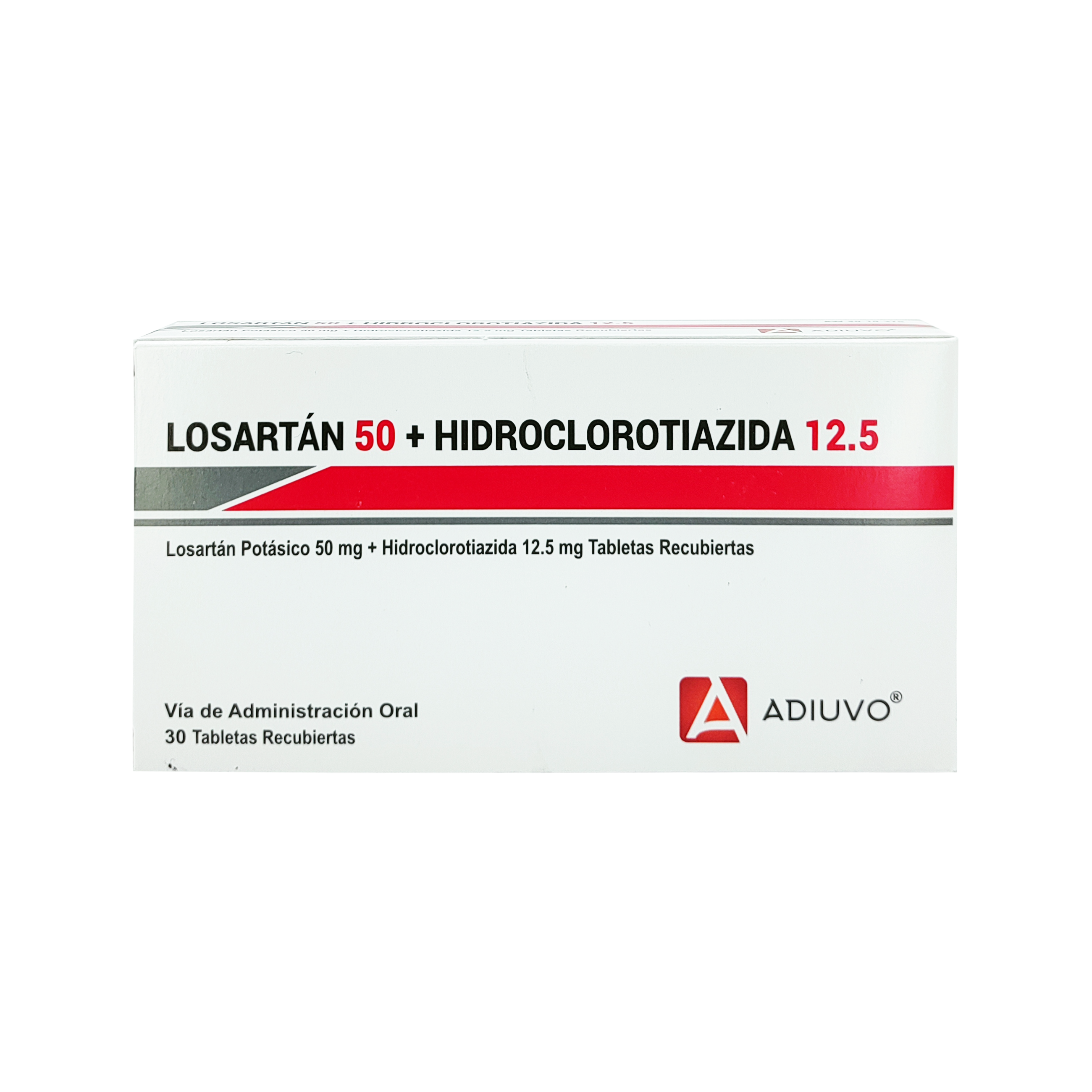 1470_Losartan + Hidroclorotiazida Adiuvo 50mg_12.5mg , 30 tabletas recubiertas