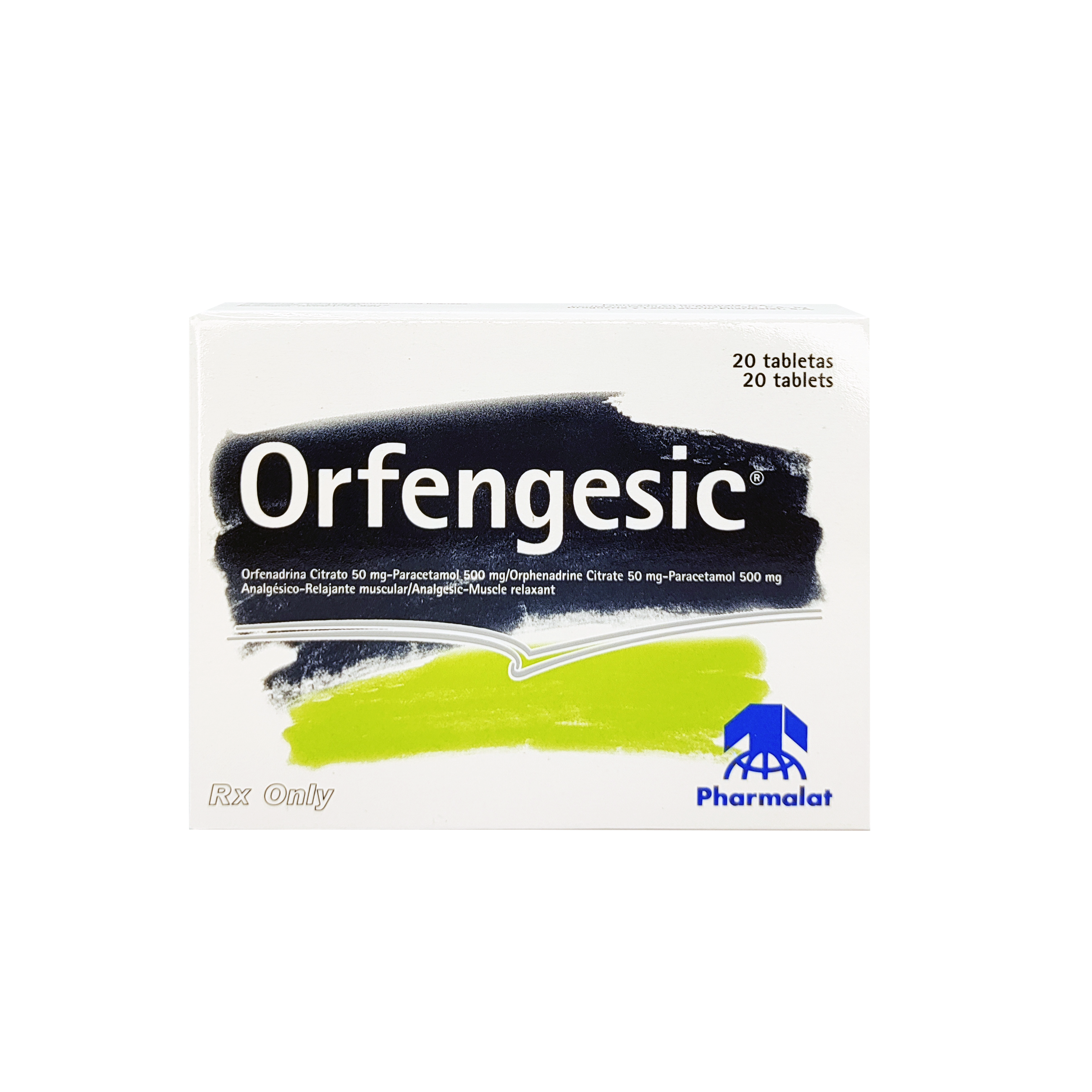 1535_Orfengesic, 20 tabletas