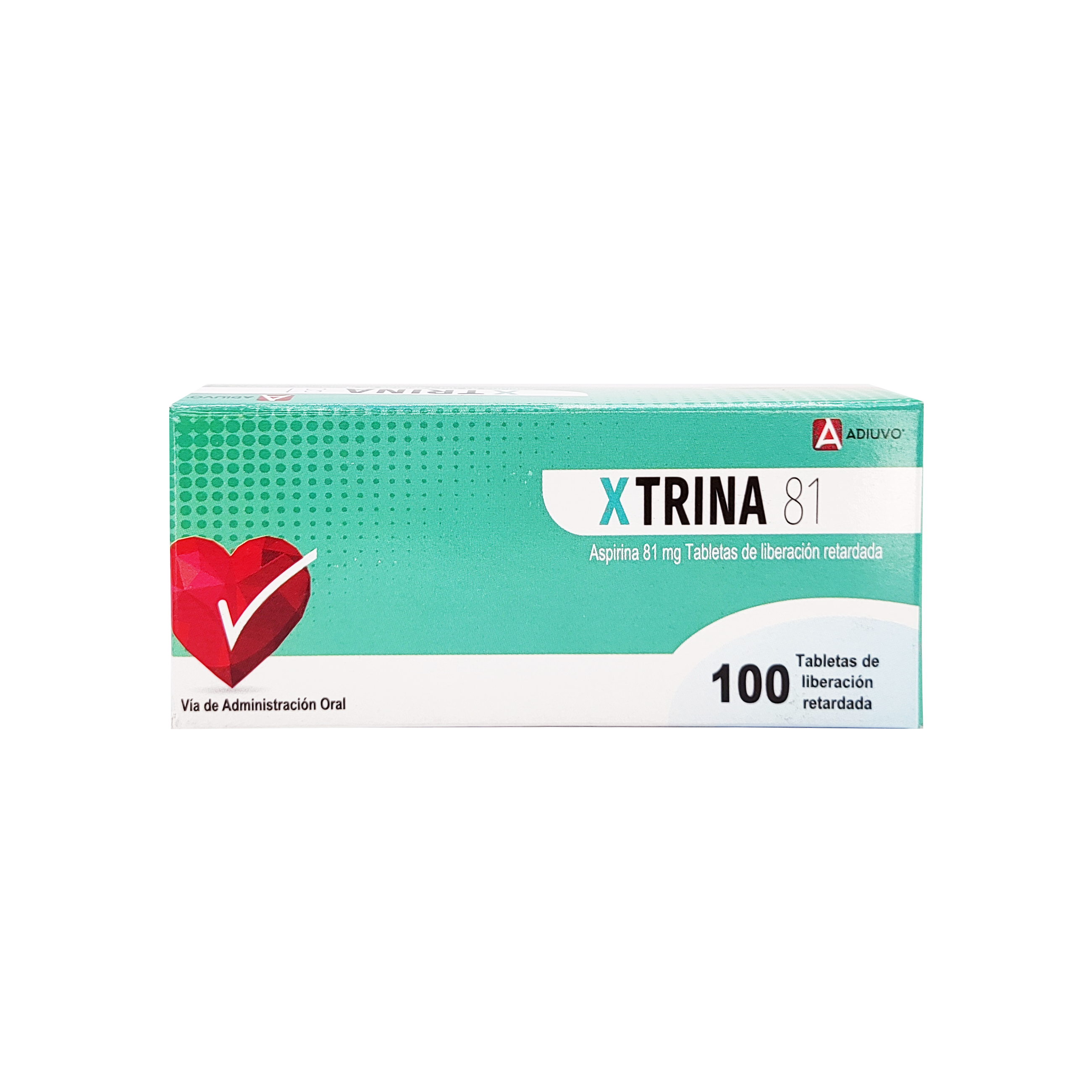 1580_Xtrina Adiuvo 81mg, 1 de 100 tabletas