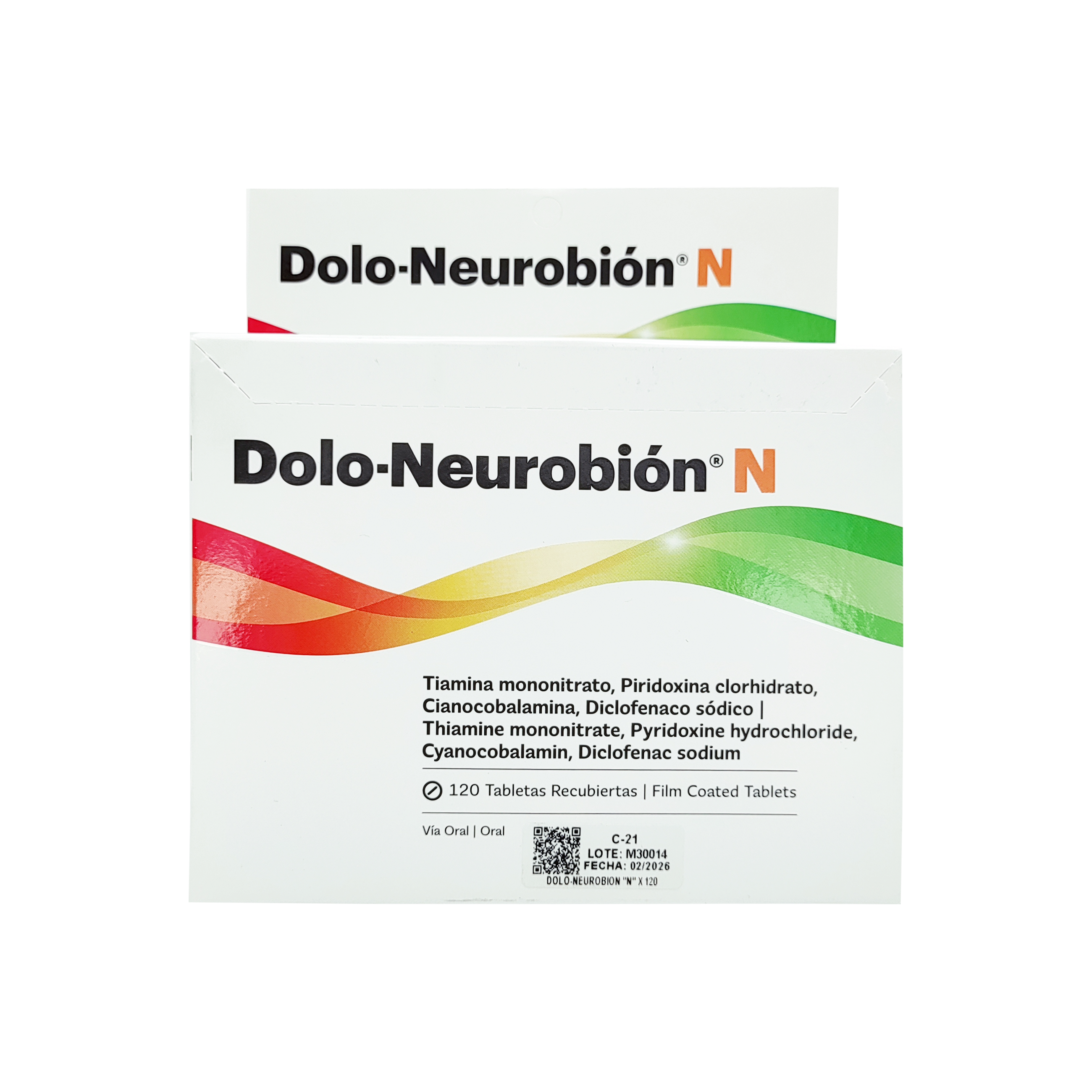1596_Dolo Neurobion, 1 de 120 tabletas