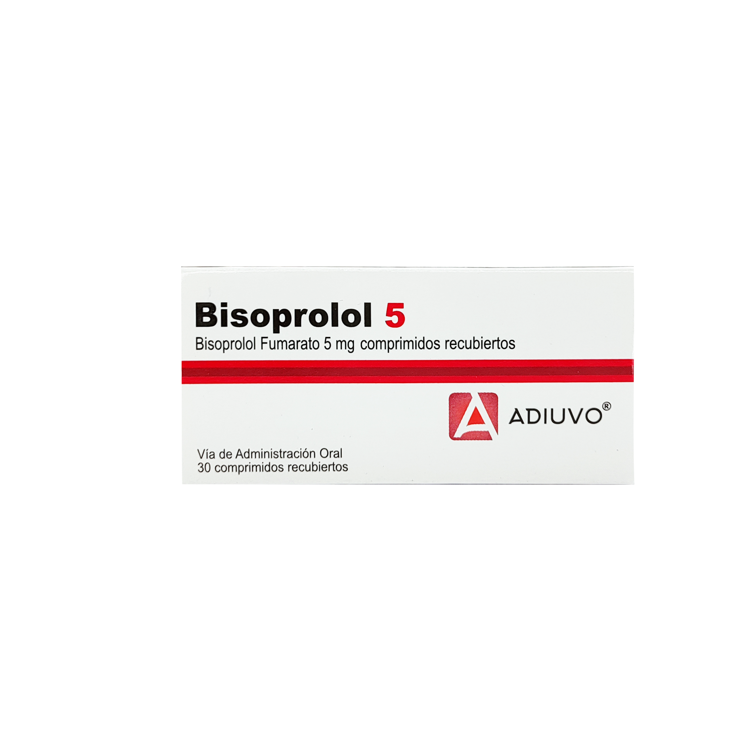 1636_Bisoprolol Adiuvo 5mg , 30 Comprimidos Recubiertos