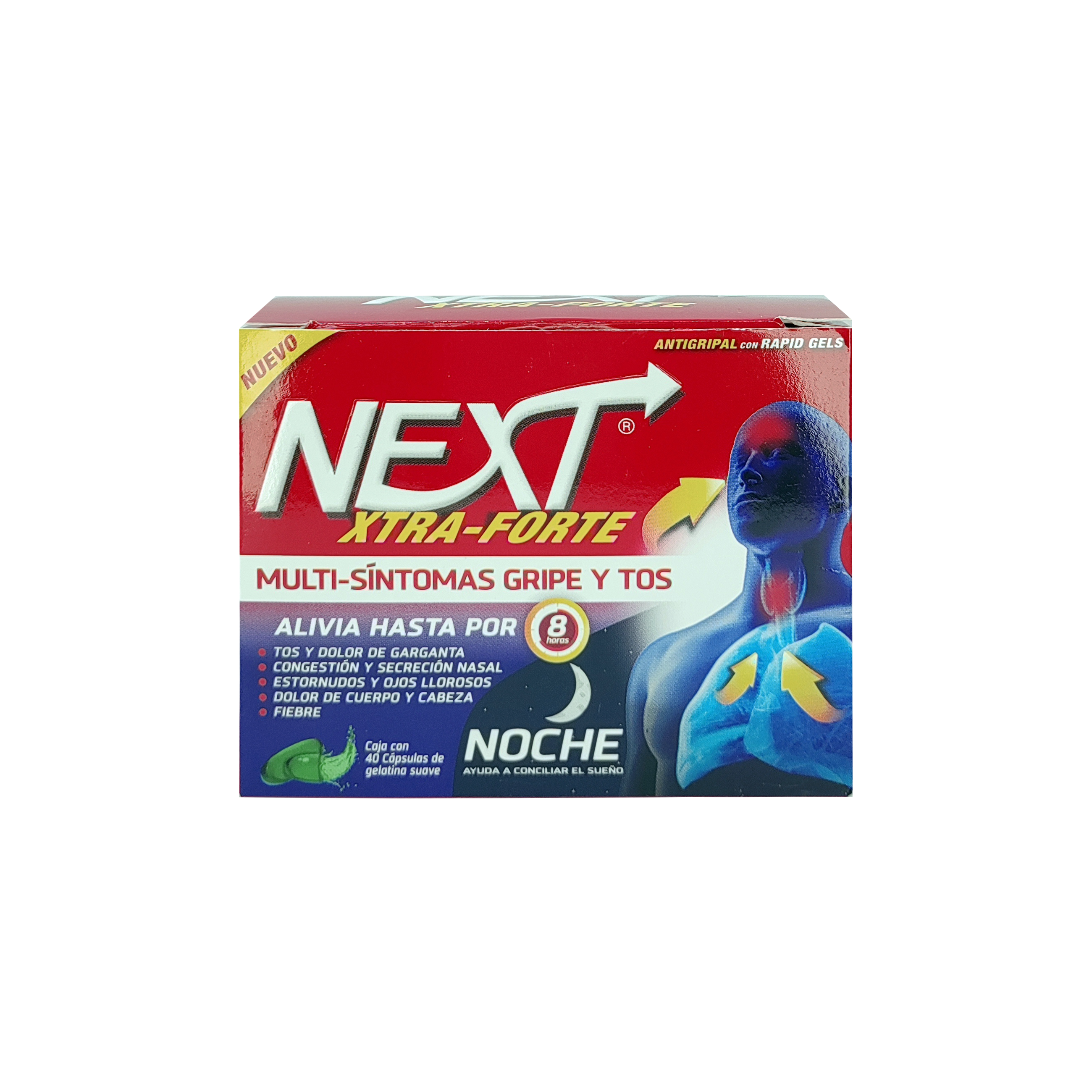 1661_Next Gel Noche, 1 de 40 Capsulas
