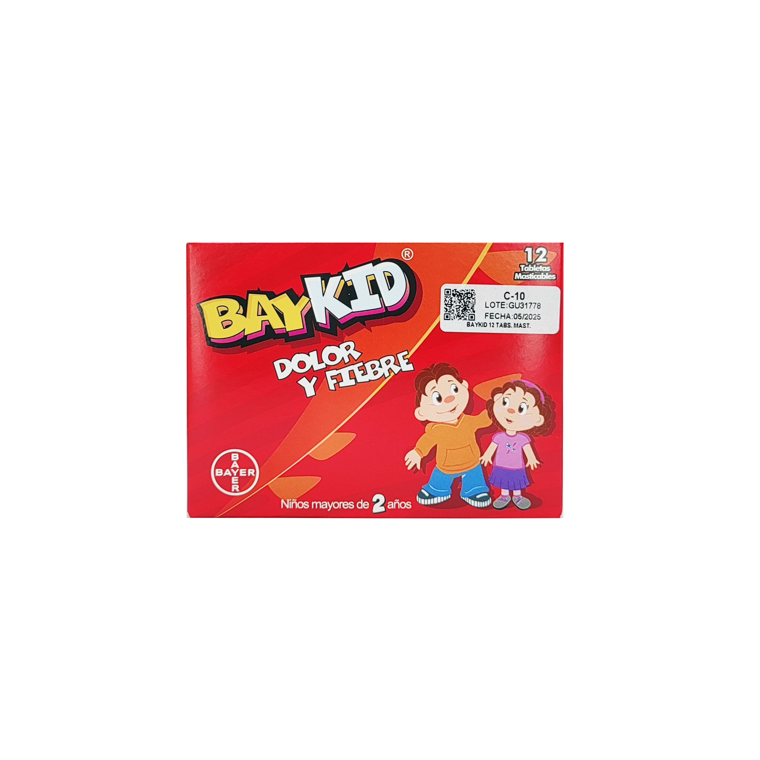 1769_Baykid, 1 de 12 tabletas masticables