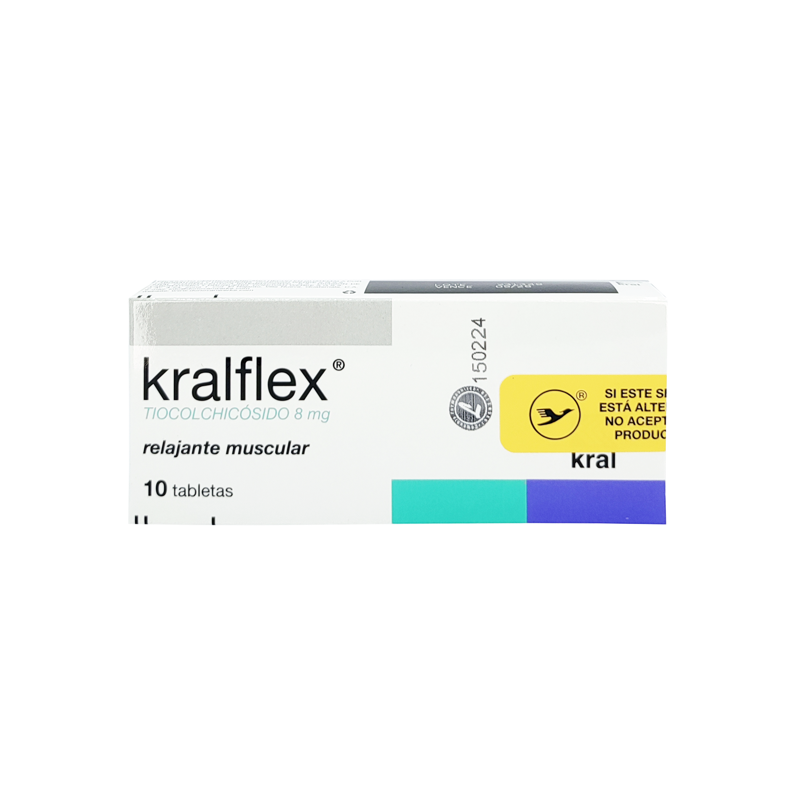 1887_Kralflex 8mg_10 tabletas