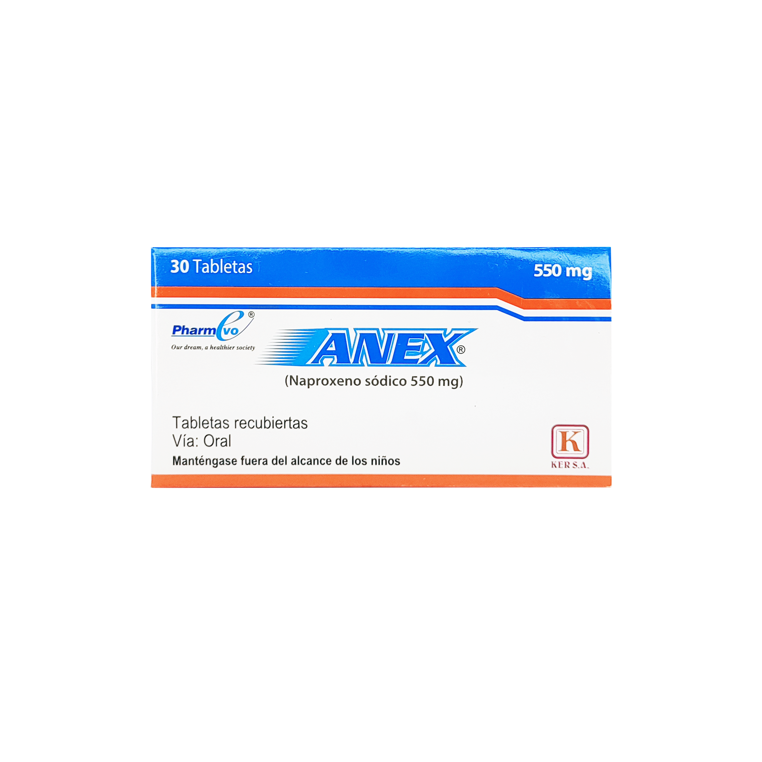 1955_Anex 550mg, 1 de 3 blister (10 tabletas)
