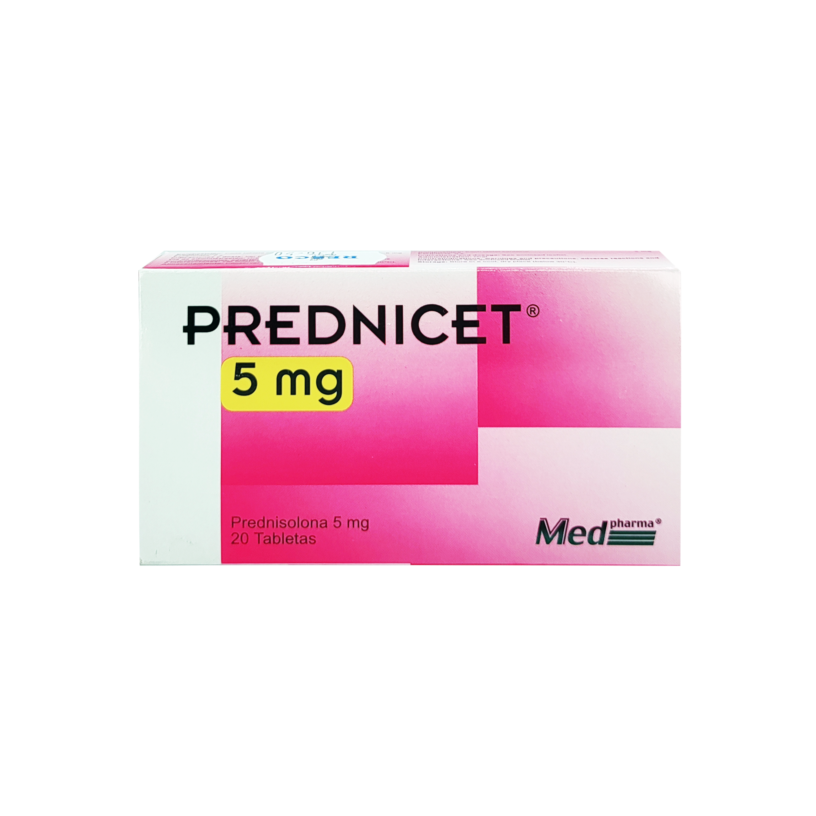 1974_Prednicet 5mg_1 de 20 tabletas