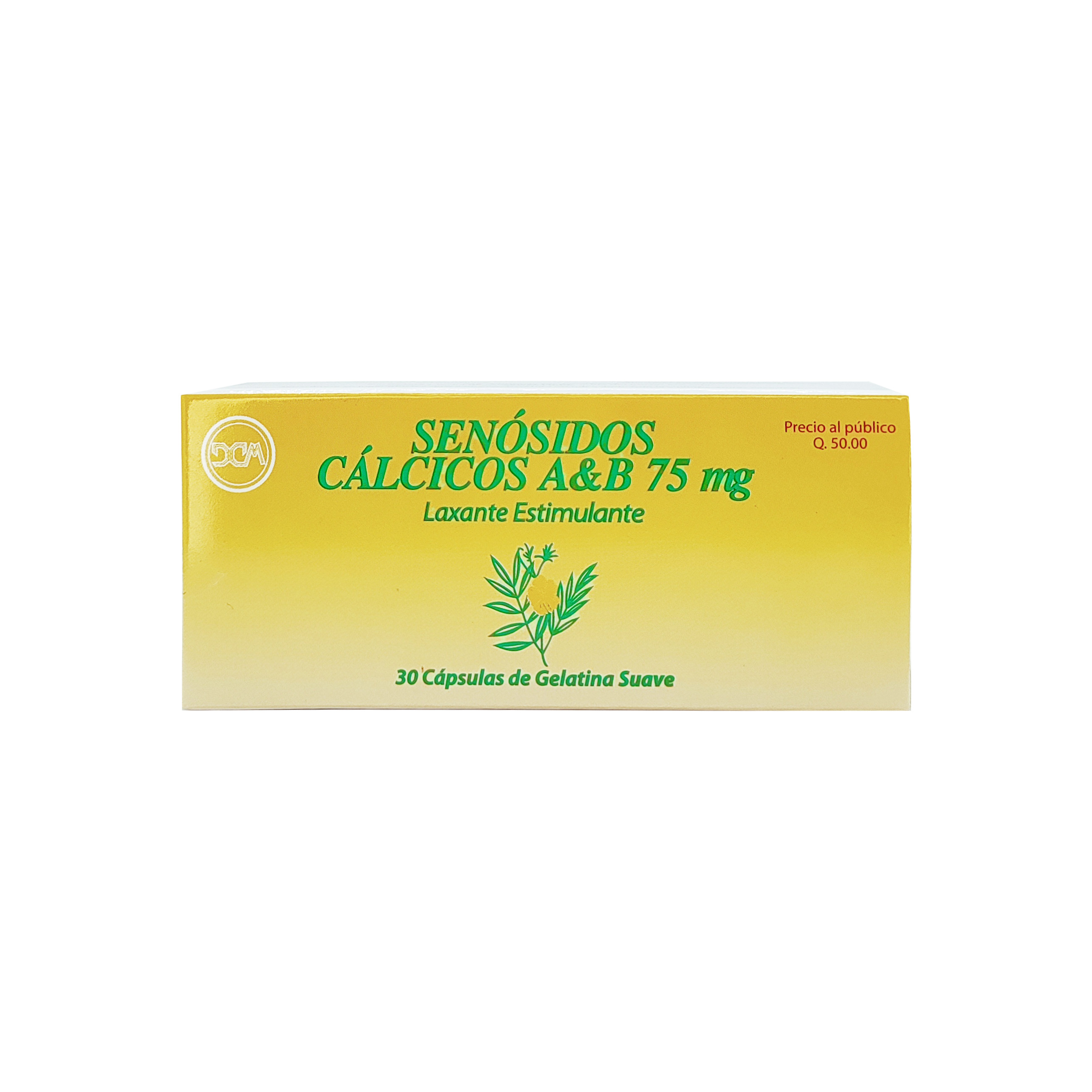 758_Senosidos A y B Farmacaps 75mg, 30 perlas